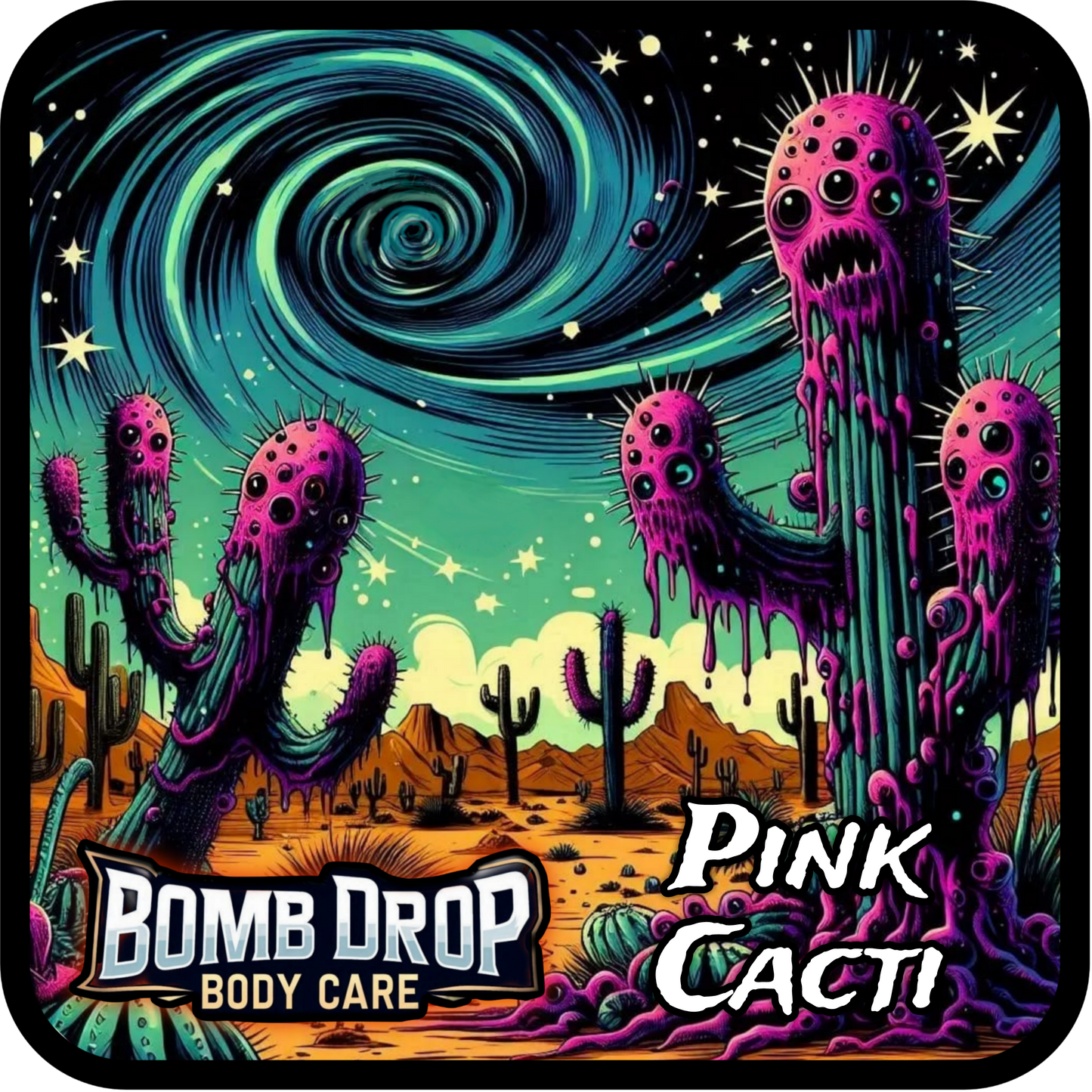 Pink Cacti Beard Butter Scent Pack