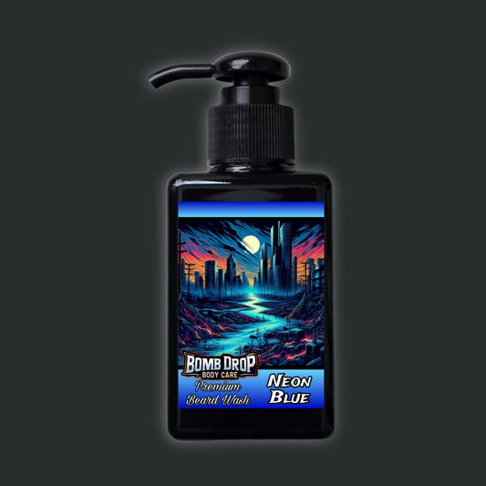 Blue Neon Beard Wash