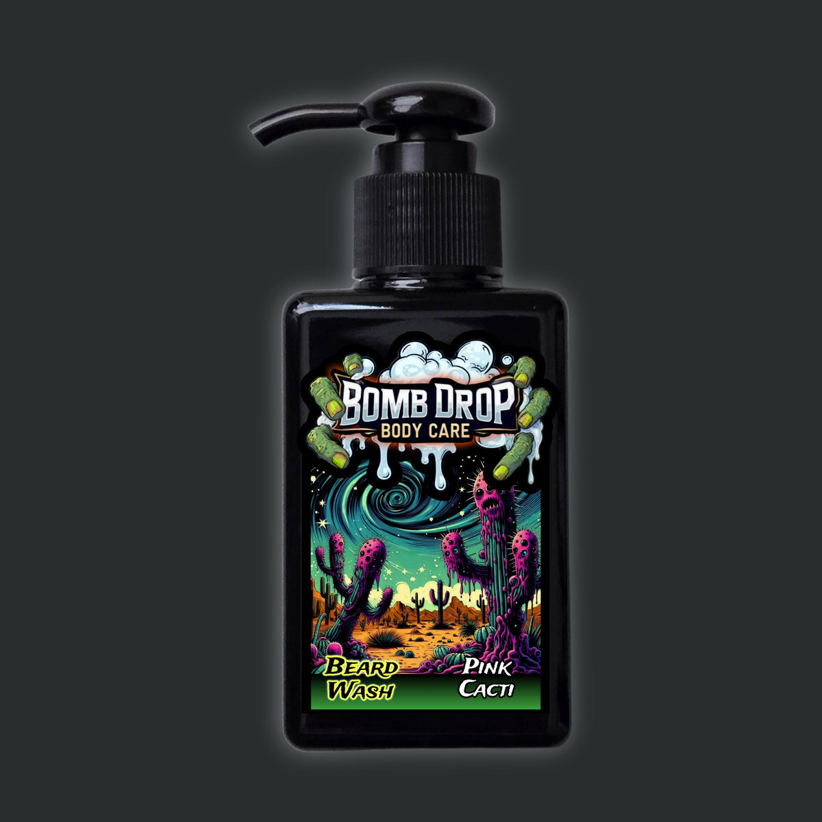 Pink Cacti Beard Wash